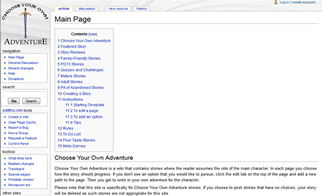Choose Your Own Adventure wiki